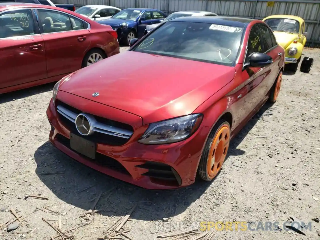 2 Photograph of a damaged car 55SWF6EB8KU283952 MERCEDES-BENZ C-CLASS 2019