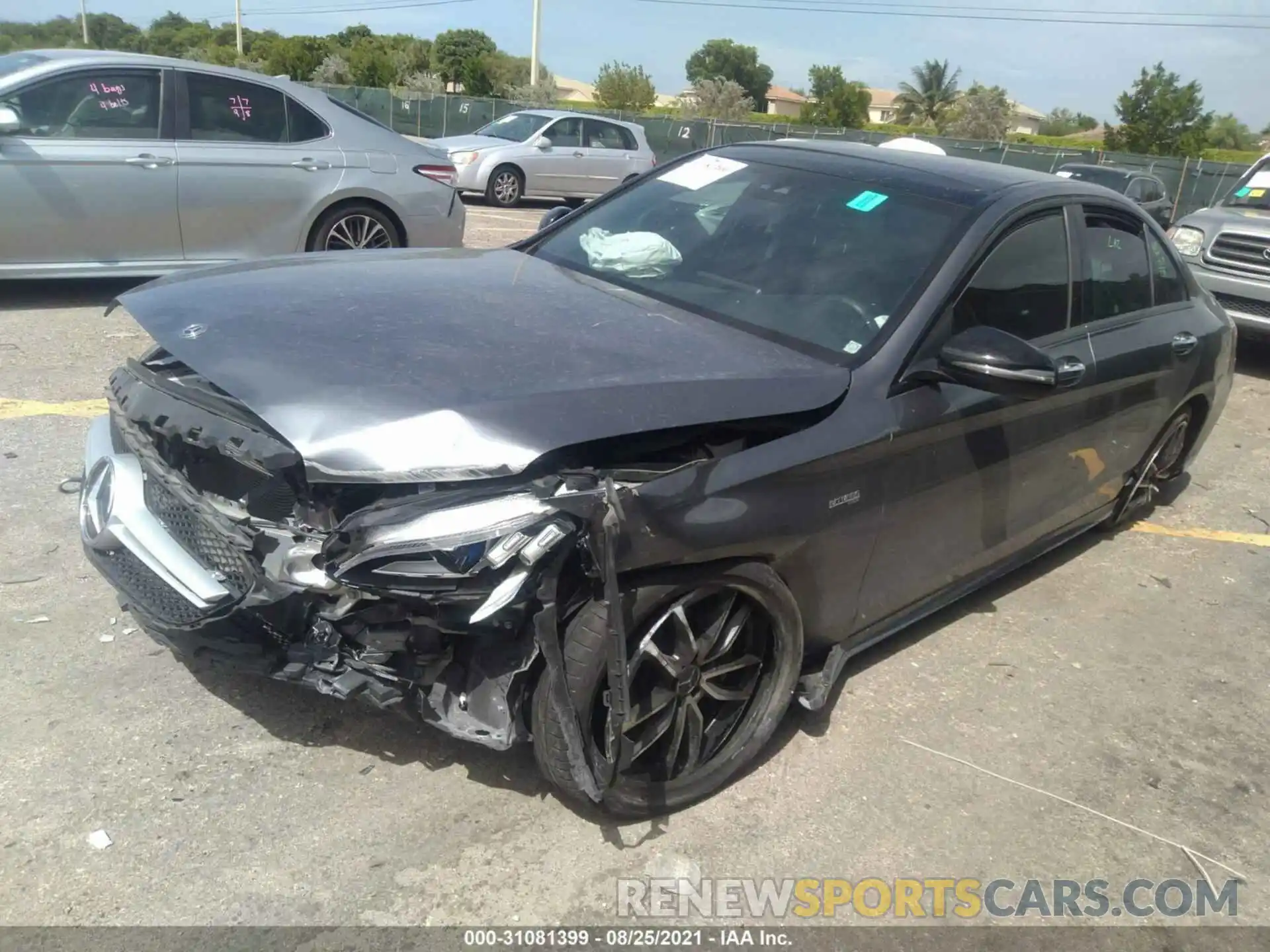 2 Photograph of a damaged car 55SWF6EB8KU288391 MERCEDES-BENZ C-CLASS 2019