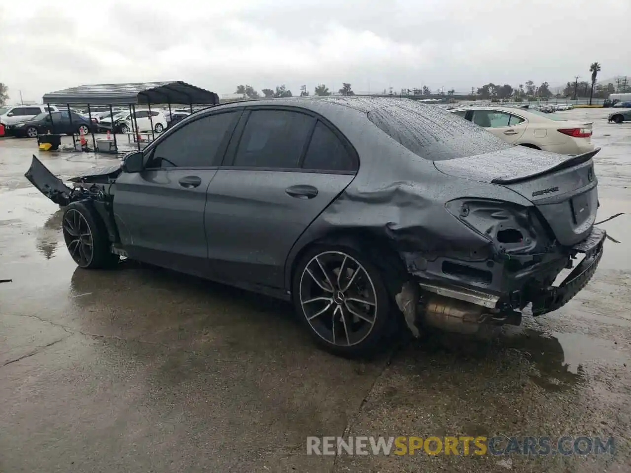 2 Photograph of a damaged car 55SWF6EB8KU293025 MERCEDES-BENZ C-CLASS 2019