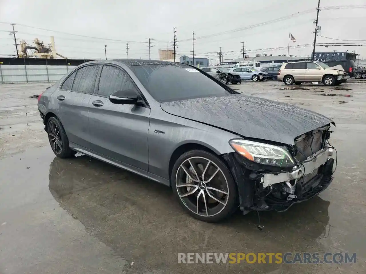 4 Photograph of a damaged car 55SWF6EB8KU293025 MERCEDES-BENZ C-CLASS 2019