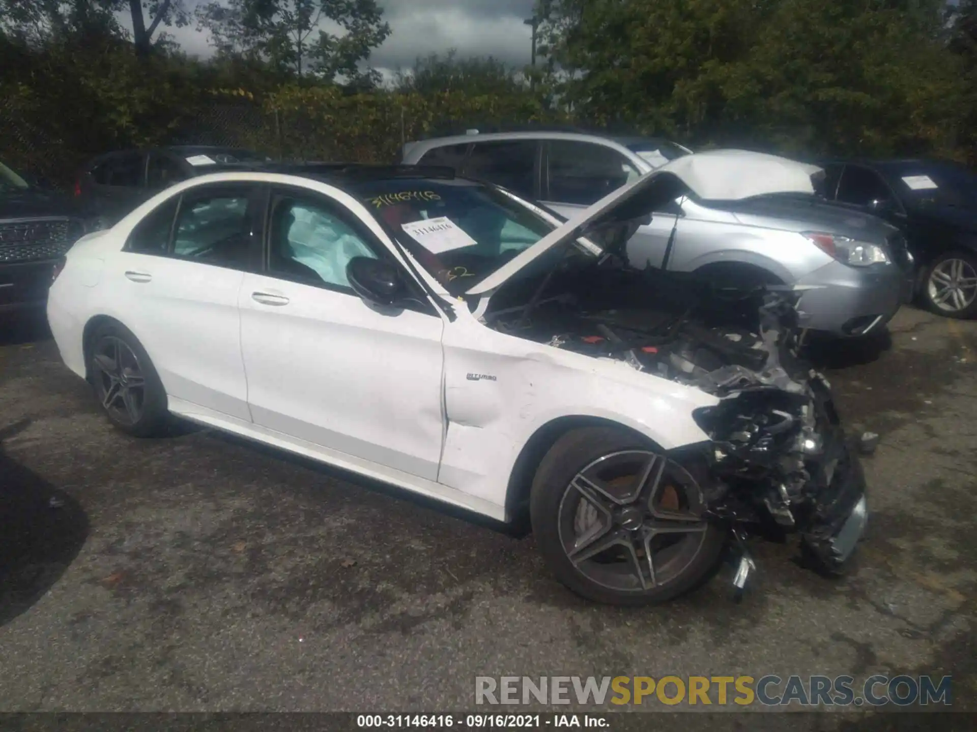 1 Photograph of a damaged car 55SWF6EB8KU318988 MERCEDES-BENZ C-CLASS 2019