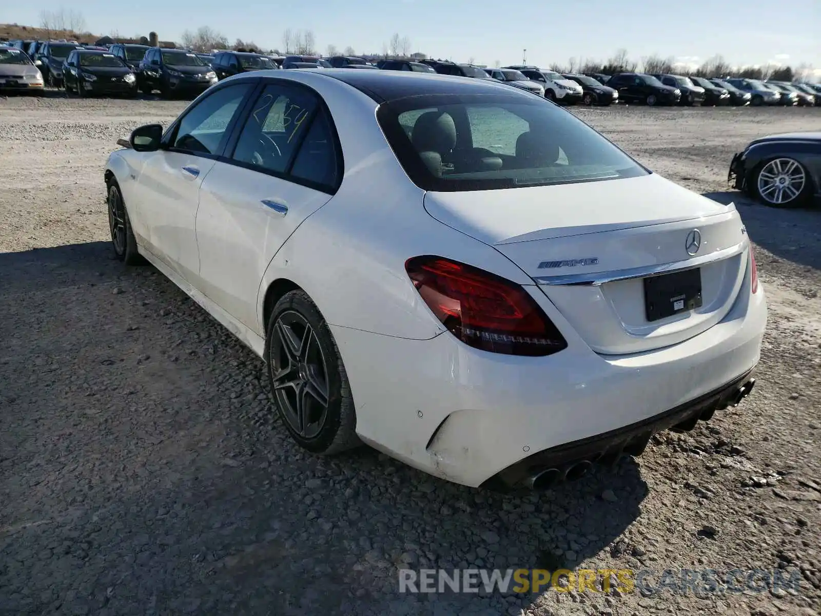 3 Photograph of a damaged car 55SWF6EB9KU283572 MERCEDES-BENZ C CLASS 2019