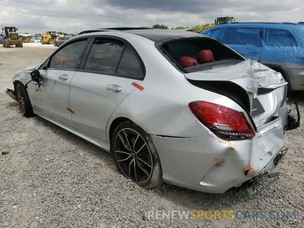 3 Photograph of a damaged car 55SWF6EB9KU295219 MERCEDES-BENZ C-CLASS 2019