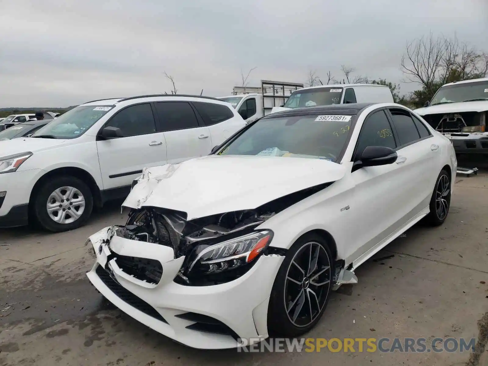 2 Photograph of a damaged car 55SWF6EBXKU289882 MERCEDES-BENZ C-CLASS 2019