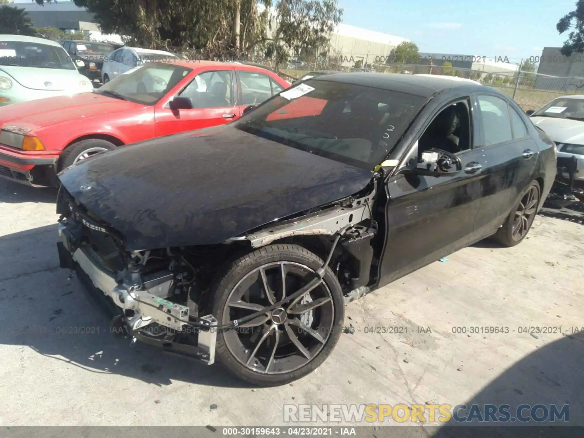 2 Photograph of a damaged car 55SWF6EBXKU304431 MERCEDES-BENZ C-CLASS 2019