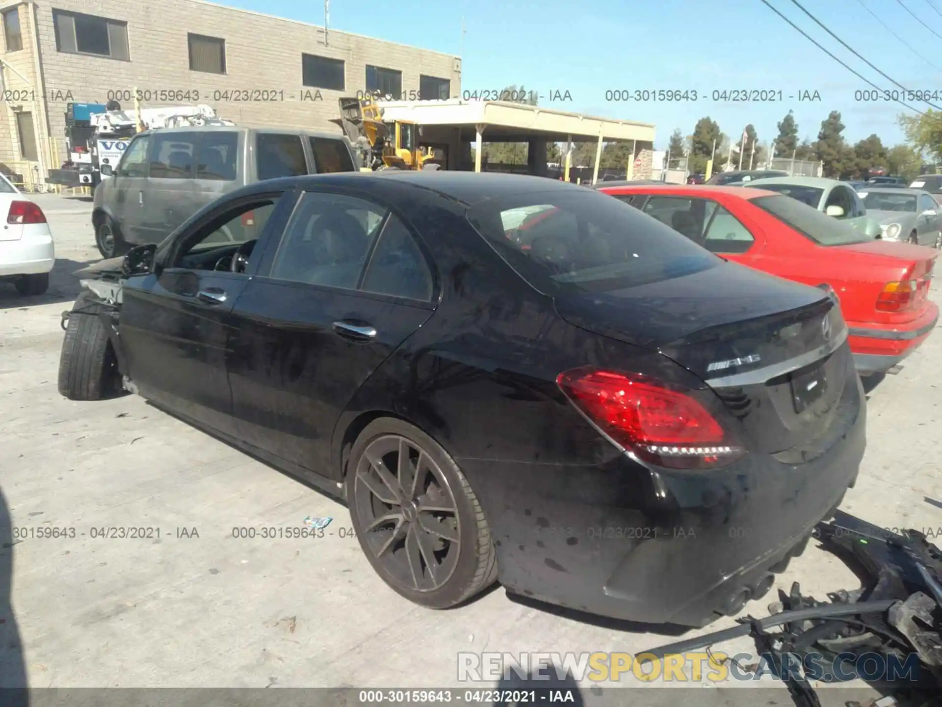 3 Photograph of a damaged car 55SWF6EBXKU304431 MERCEDES-BENZ C-CLASS 2019