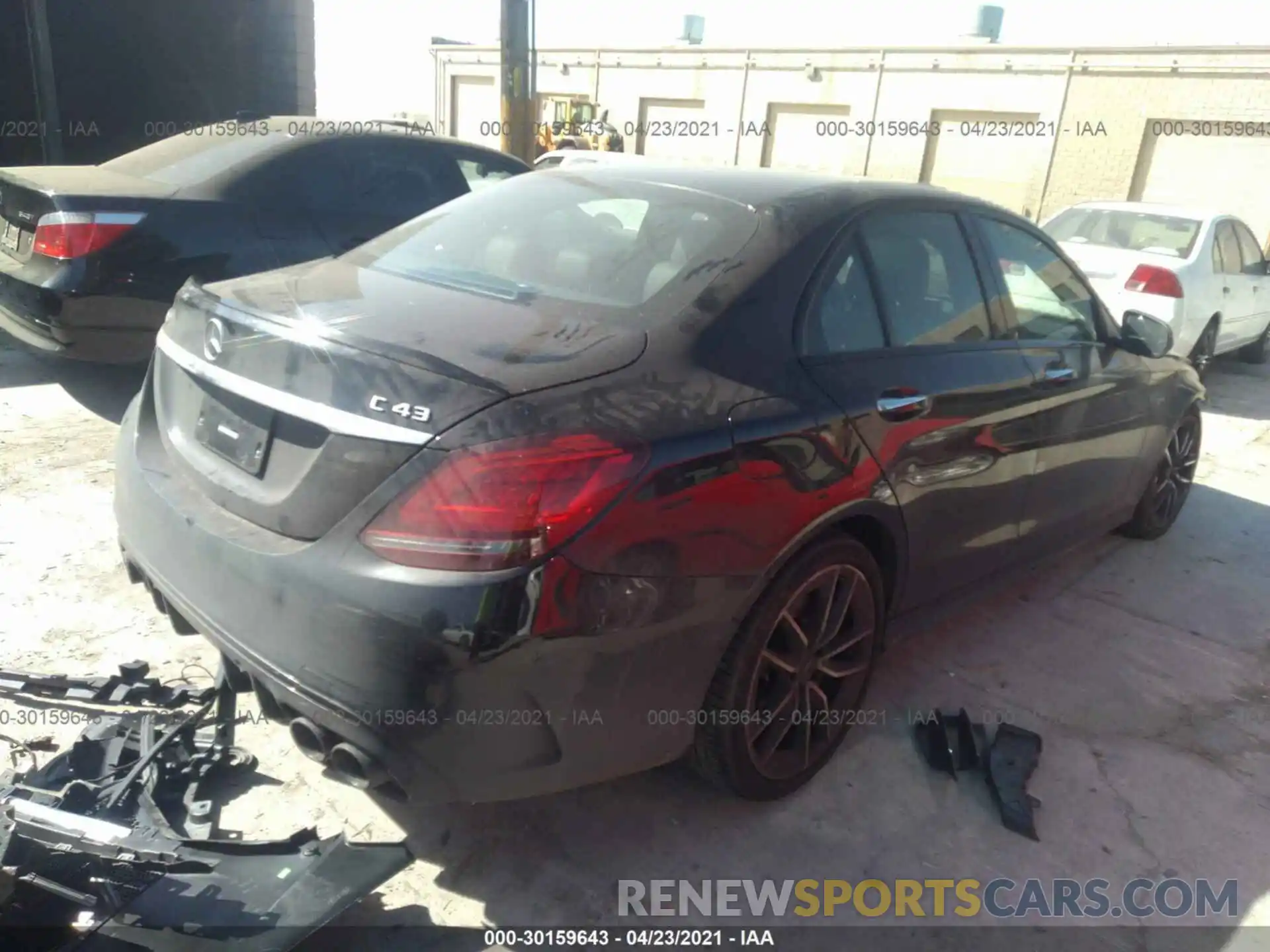 4 Photograph of a damaged car 55SWF6EBXKU304431 MERCEDES-BENZ C-CLASS 2019