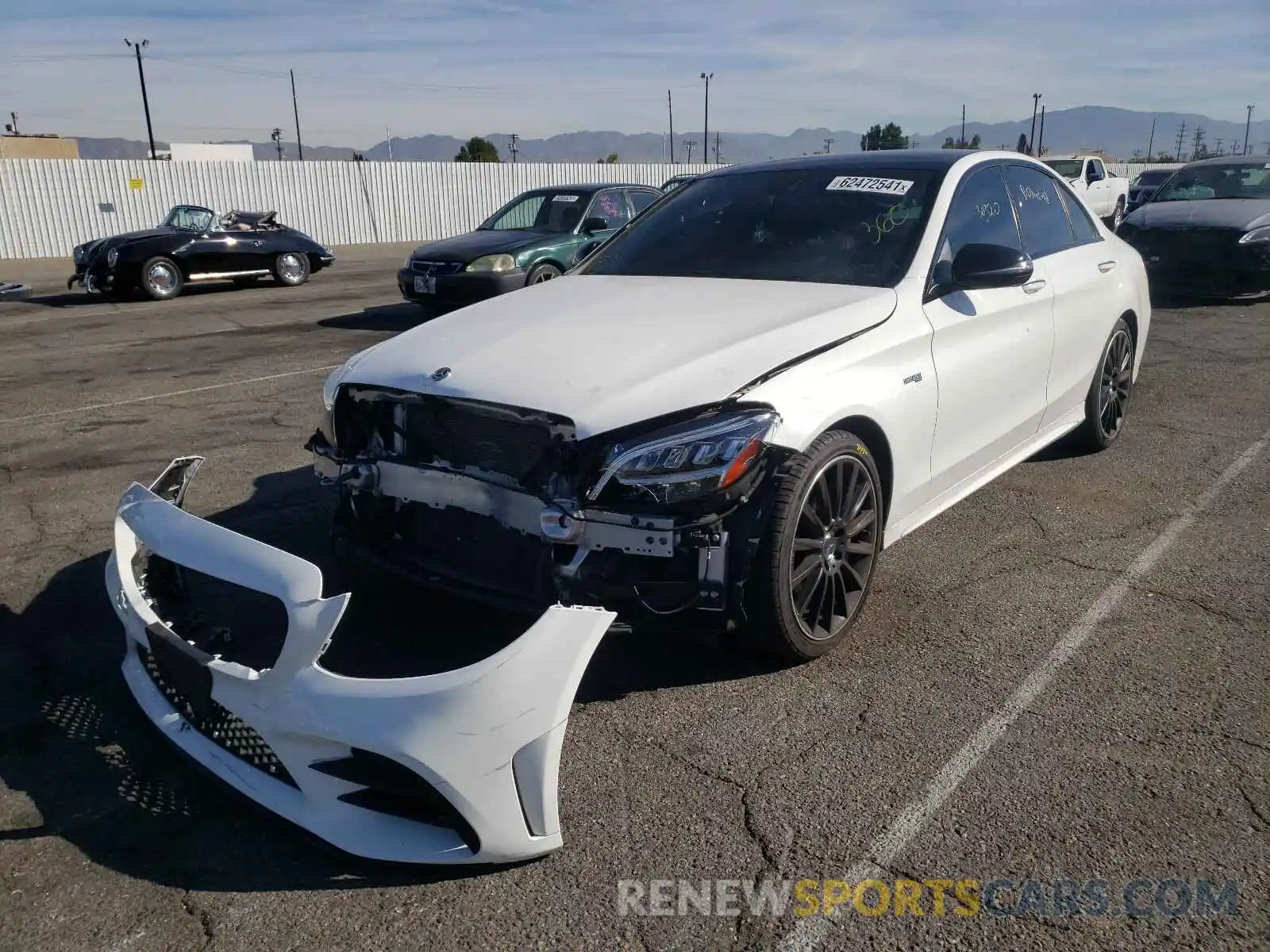 2 Photograph of a damaged car 55SWF6EBXKU308026 MERCEDES-BENZ C-CLASS 2019