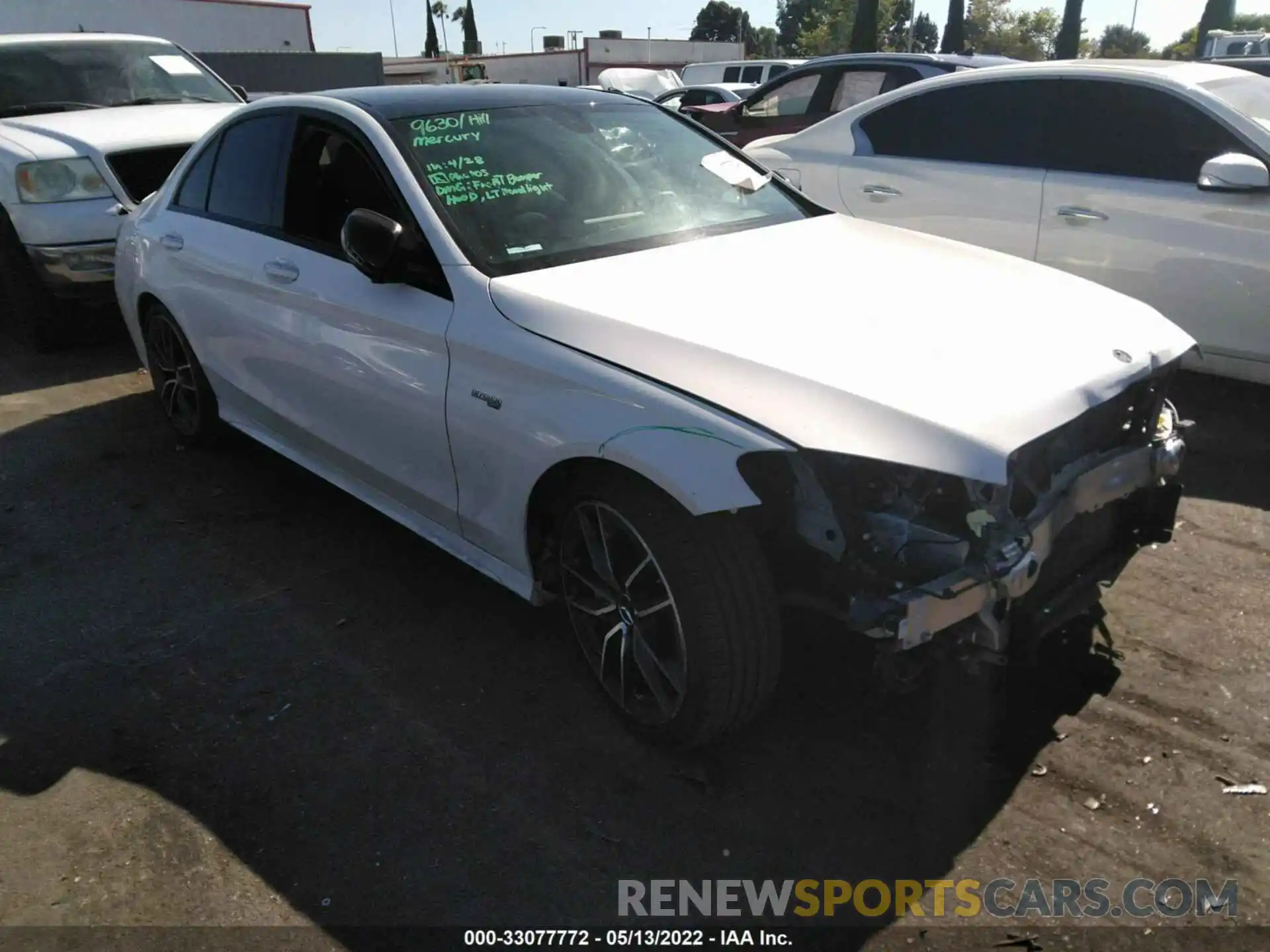 1 Photograph of a damaged car 55SWF6EBXKU311895 MERCEDES-BENZ C-CLASS 2019