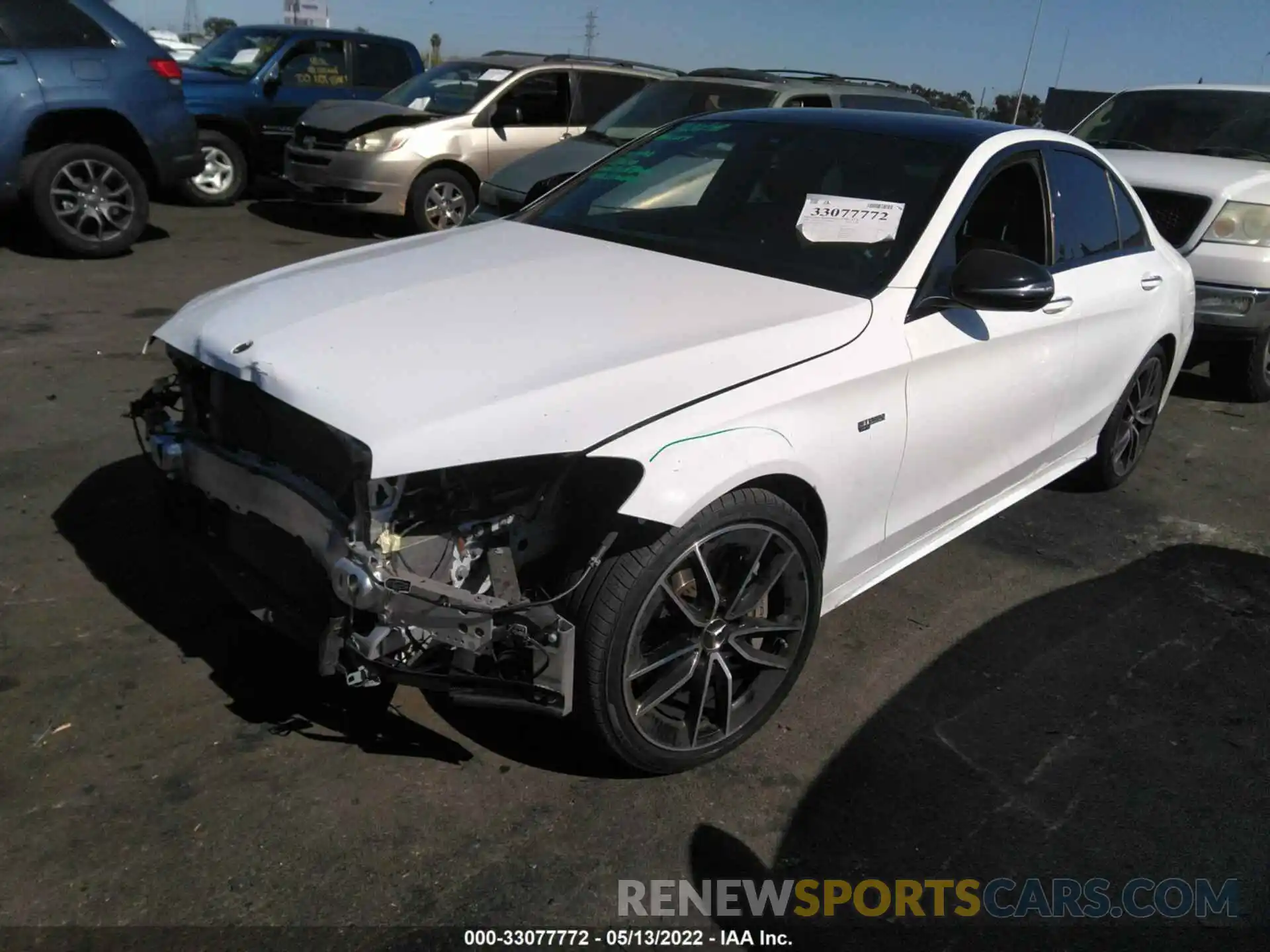 2 Photograph of a damaged car 55SWF6EBXKU311895 MERCEDES-BENZ C-CLASS 2019