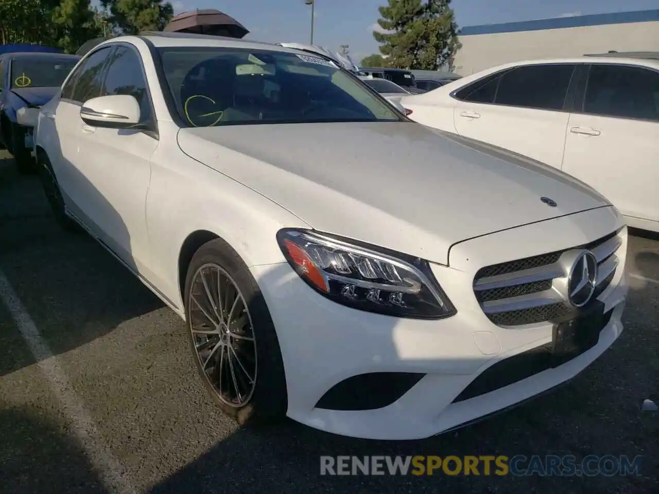 1 Photograph of a damaged car 55SWF8DB0KU284042 MERCEDES-BENZ C-CLASS 2019