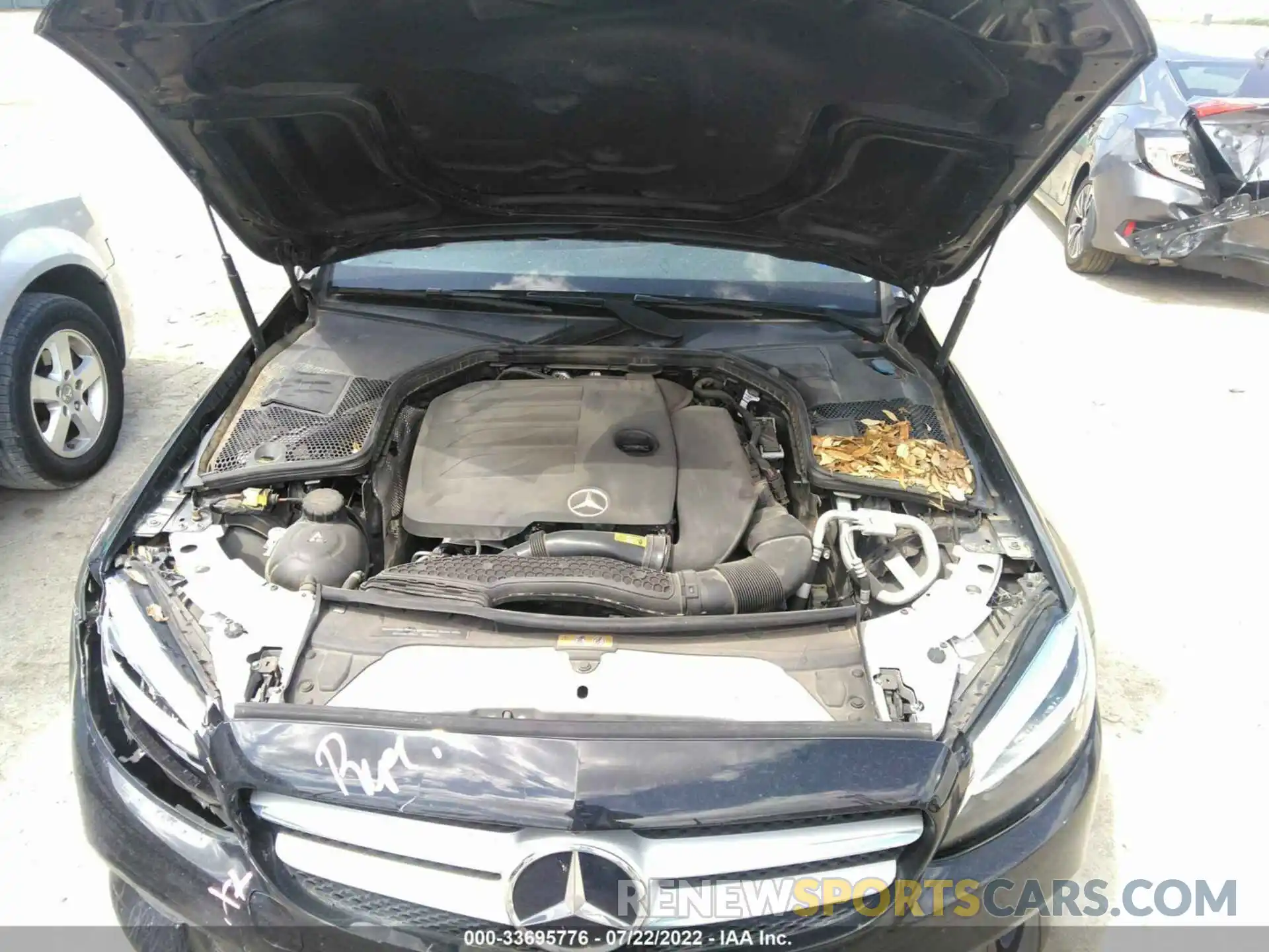 10 Фотография поврежденного автомобиля 55SWF8DB0KU285739 MERCEDES-BENZ C-CLASS 2019