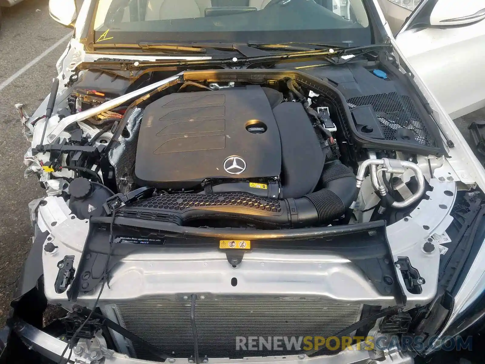 7 Photograph of a damaged car 55SWF8DB0KU287393 MERCEDES-BENZ C CLASS 2019