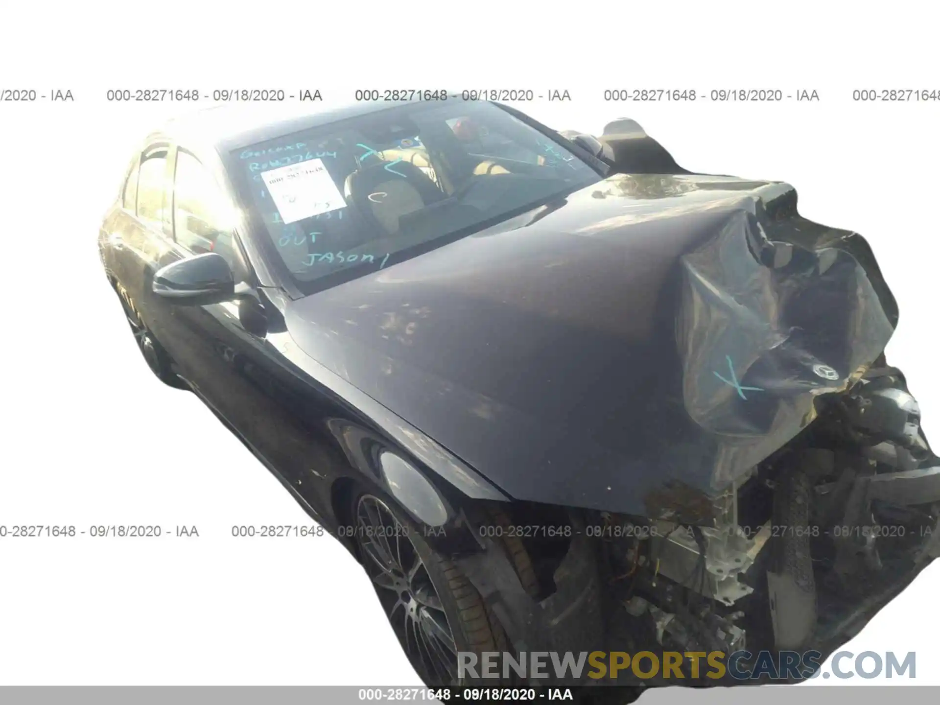 1 Фотография поврежденного автомобиля 55SWF8DB0KU287636 MERCEDES-BENZ C-CLASS 2019