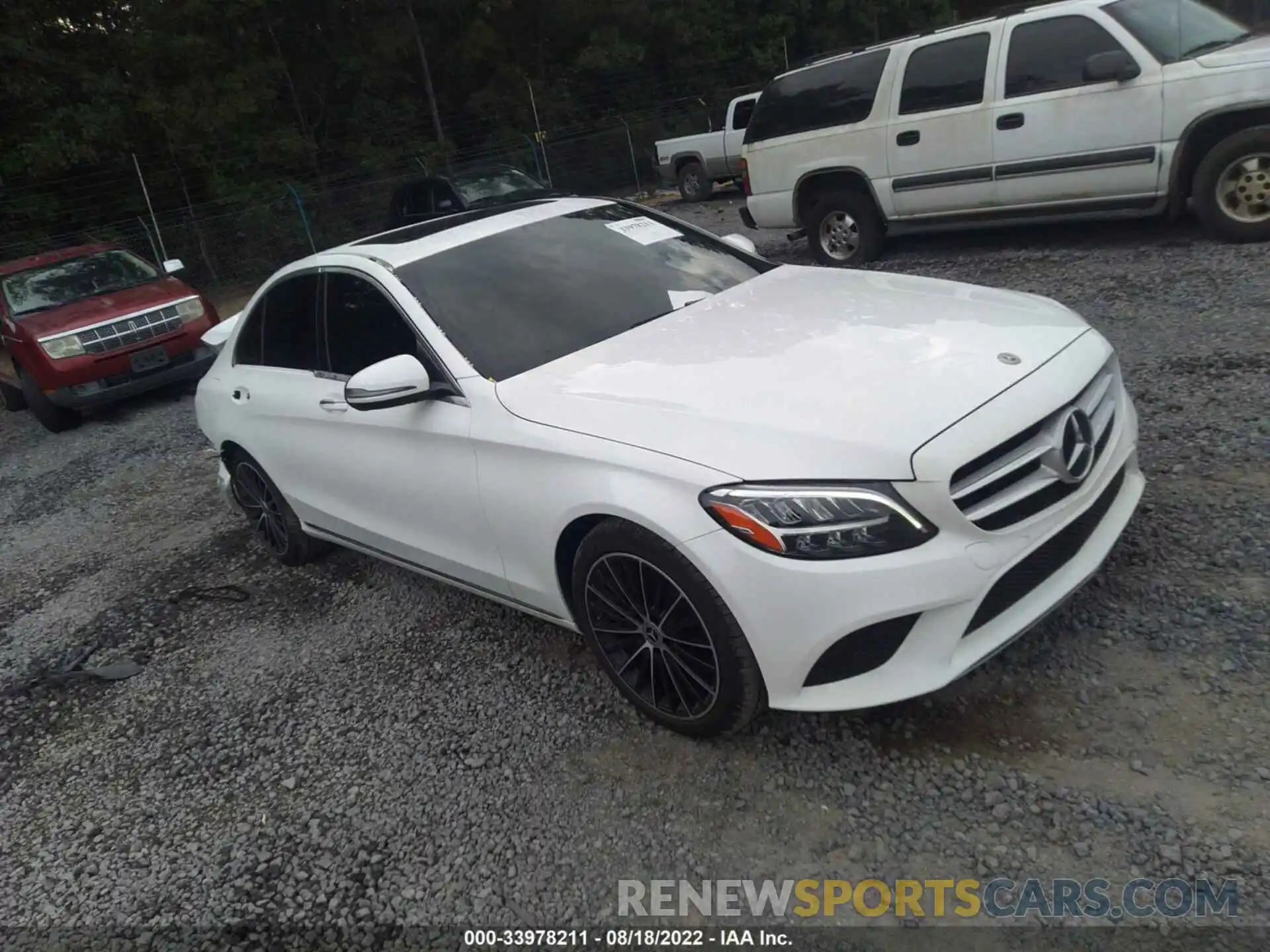 1 Photograph of a damaged car 55SWF8DB0KU288060 MERCEDES-BENZ C-CLASS 2019