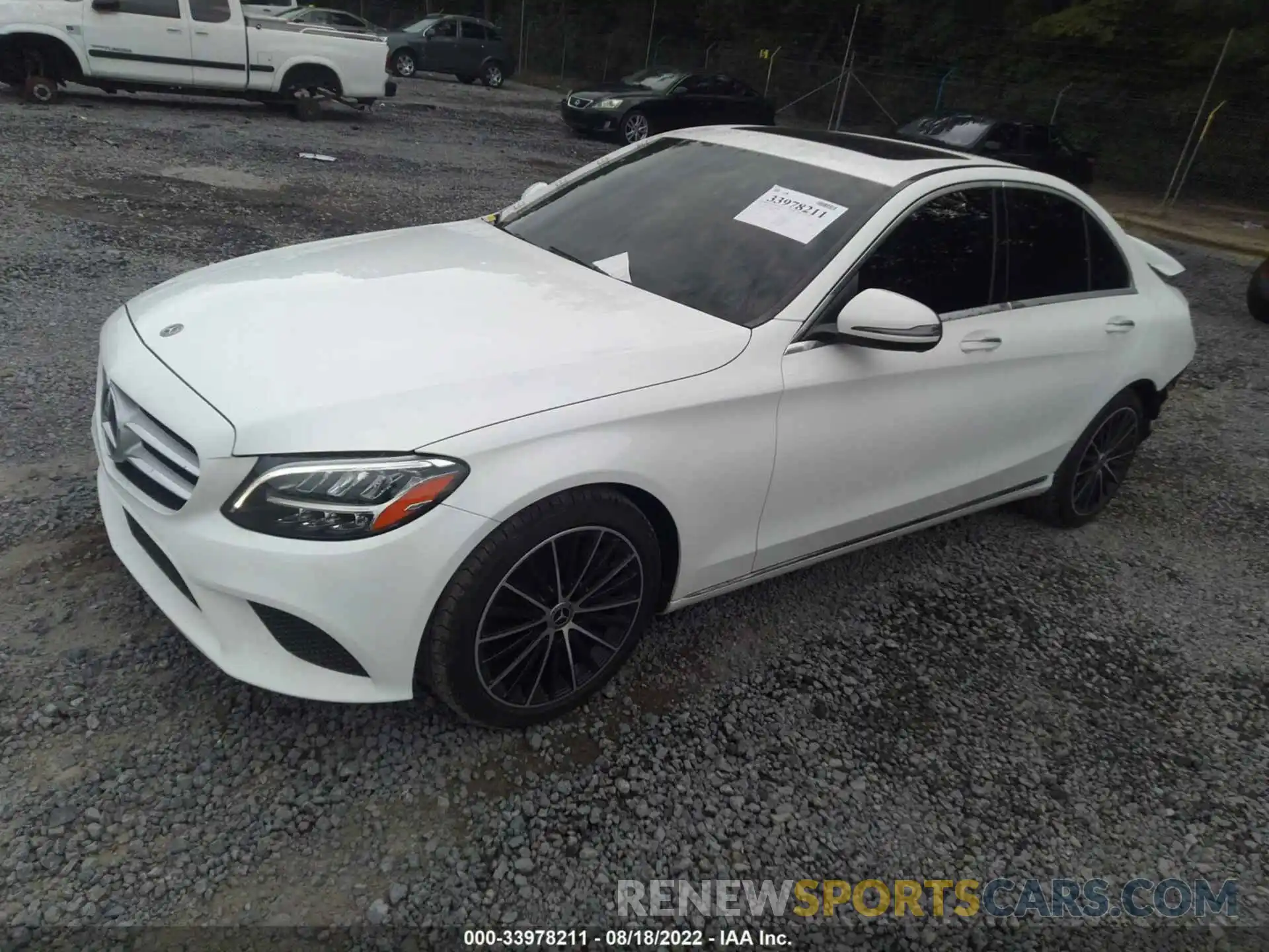 2 Photograph of a damaged car 55SWF8DB0KU288060 MERCEDES-BENZ C-CLASS 2019