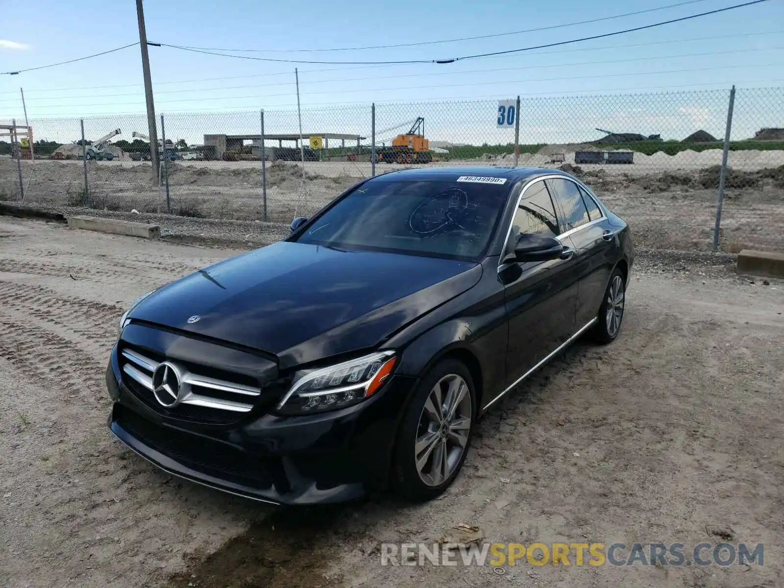 2 Photograph of a damaged car 55SWF8DB0KU288141 MERCEDES-BENZ C CLASS 2019