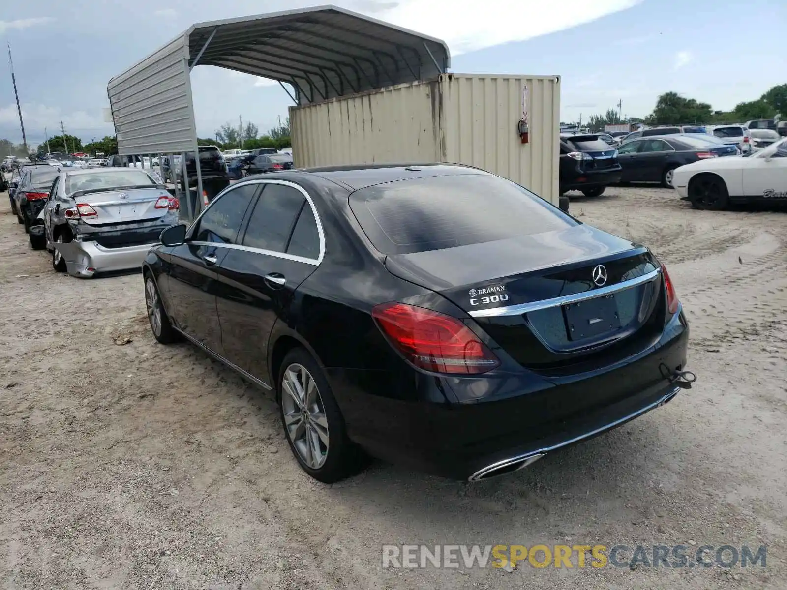 3 Photograph of a damaged car 55SWF8DB0KU288141 MERCEDES-BENZ C CLASS 2019