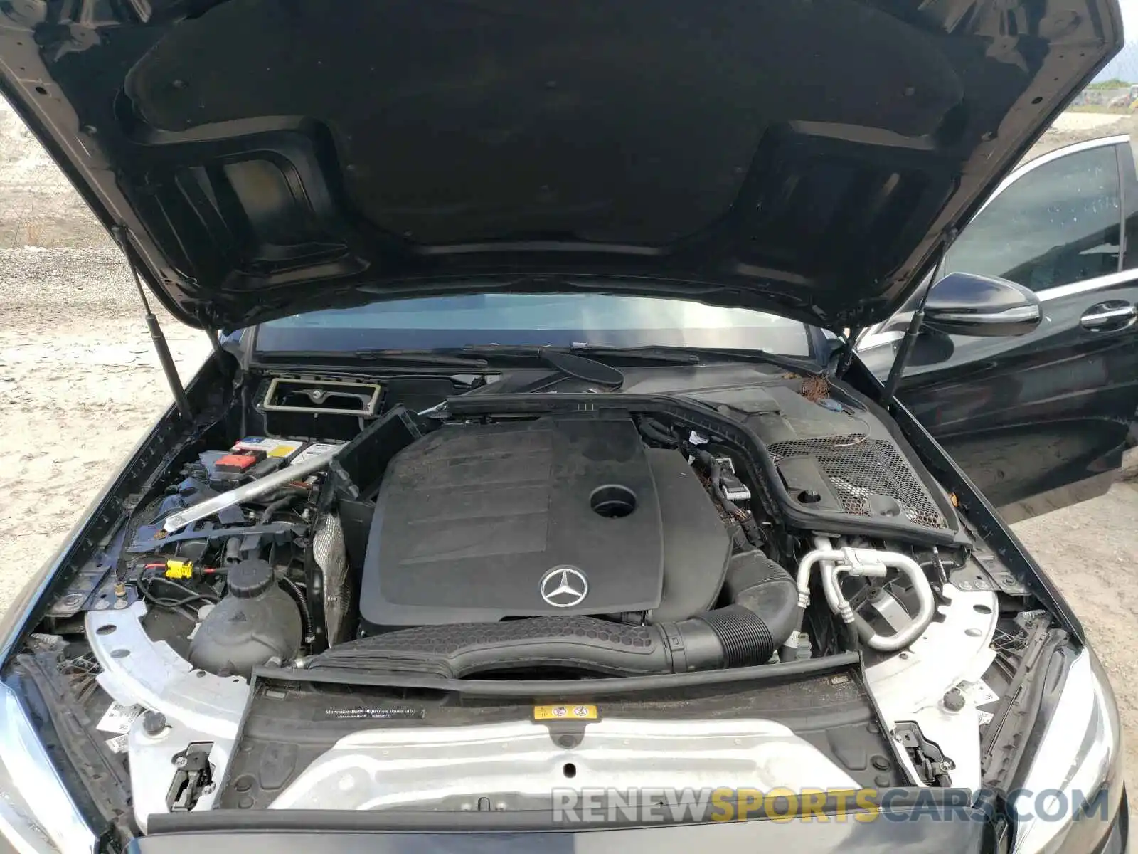 7 Photograph of a damaged car 55SWF8DB0KU288141 MERCEDES-BENZ C CLASS 2019