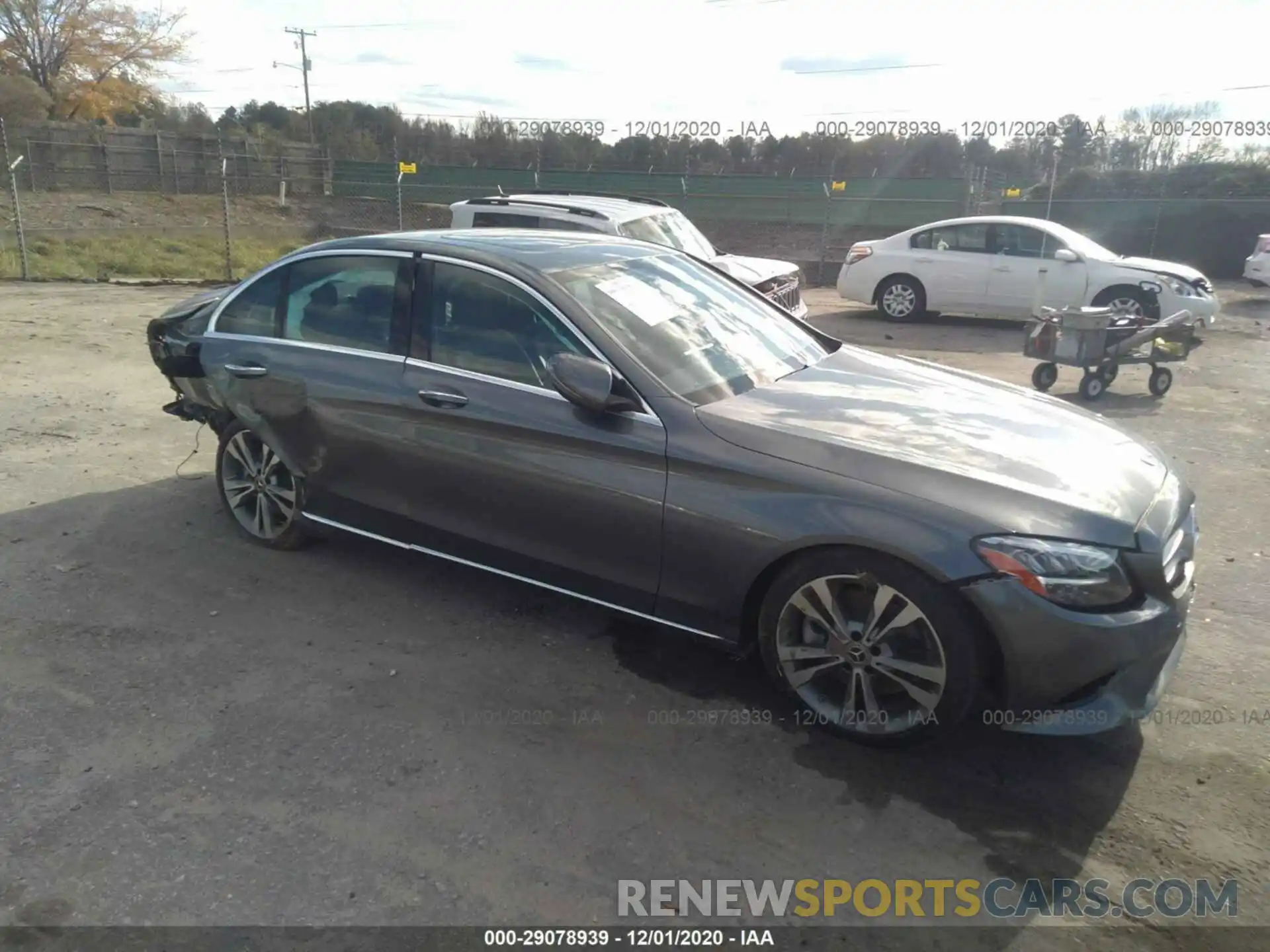 1 Photograph of a damaged car 55SWF8DB0KU288687 MERCEDES-BENZ C-CLASS 2019