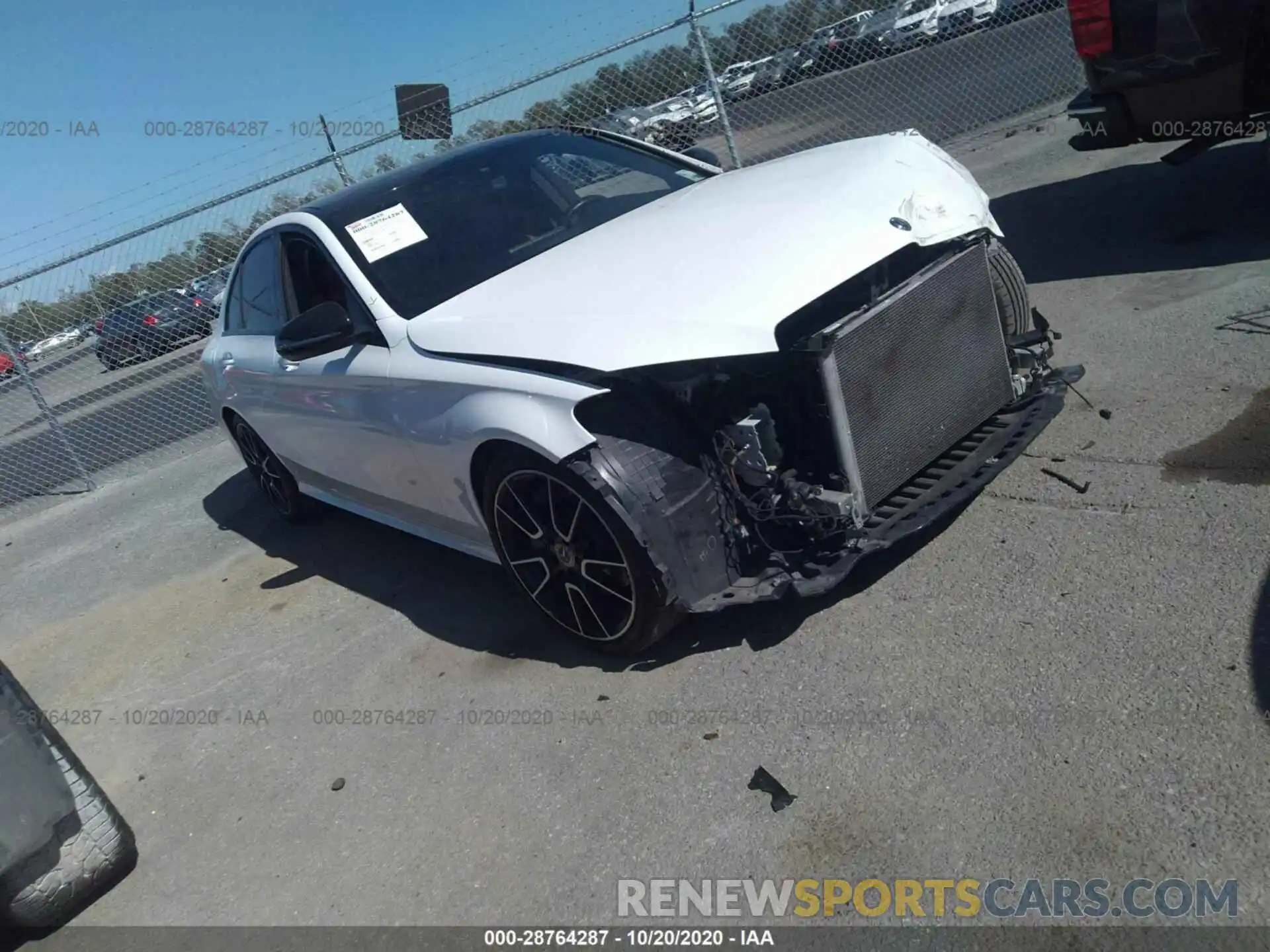 1 Photograph of a damaged car 55SWF8DB0KU288799 MERCEDES-BENZ C-CLASS 2019