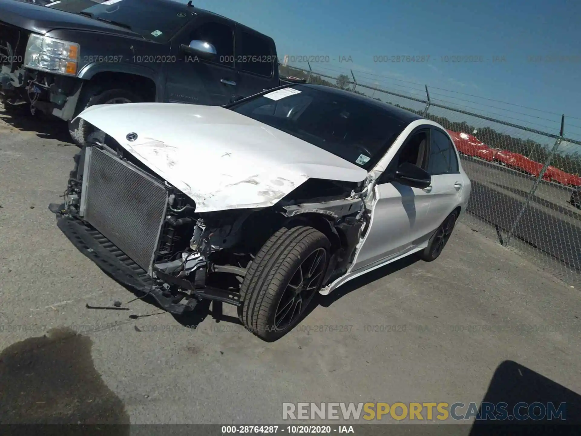 2 Photograph of a damaged car 55SWF8DB0KU288799 MERCEDES-BENZ C-CLASS 2019