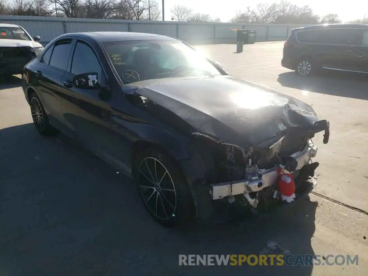 1 Photograph of a damaged car 55SWF8DB0KU288849 MERCEDES-BENZ C-CLASS 2019