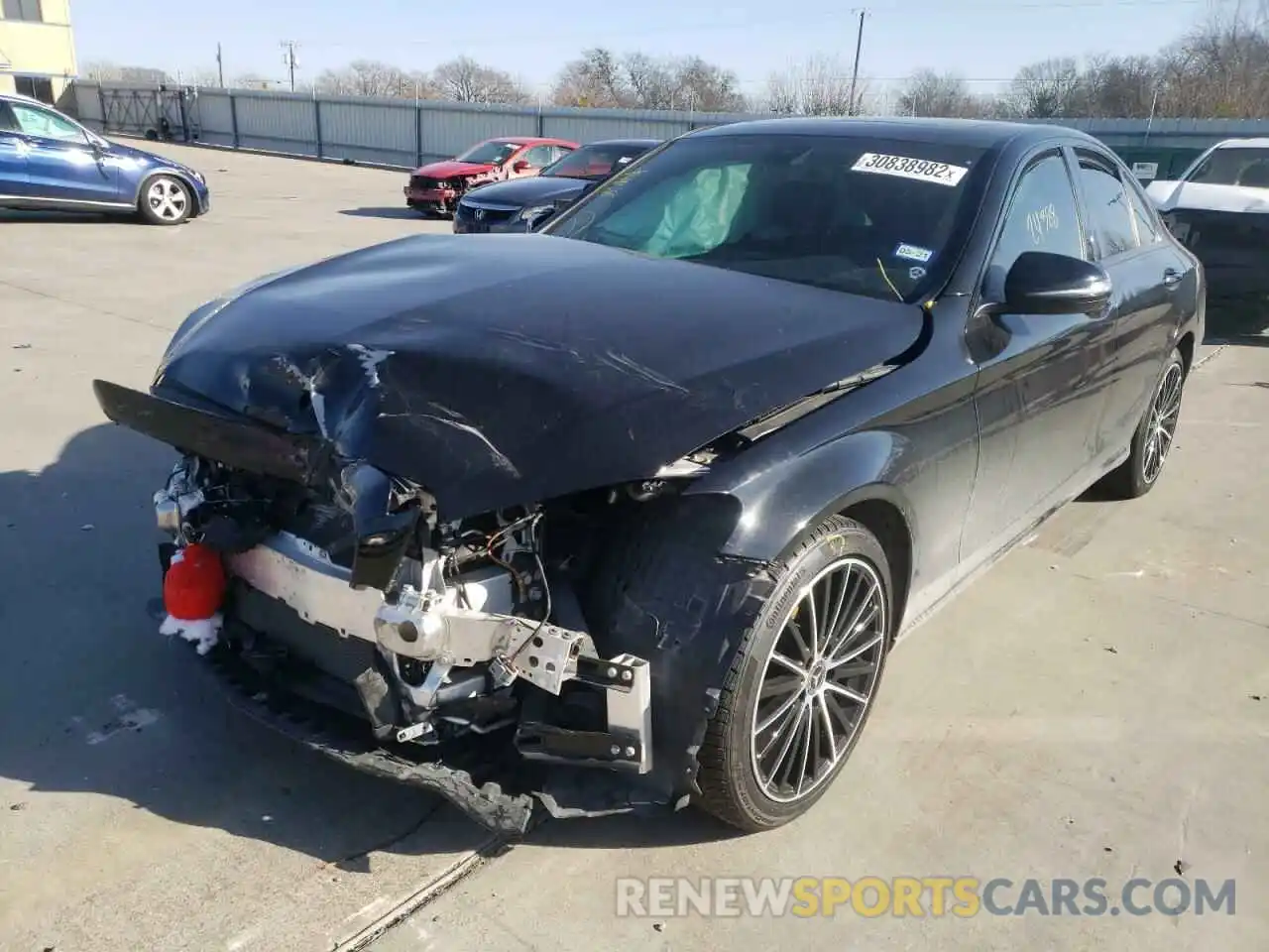 2 Photograph of a damaged car 55SWF8DB0KU288849 MERCEDES-BENZ C-CLASS 2019