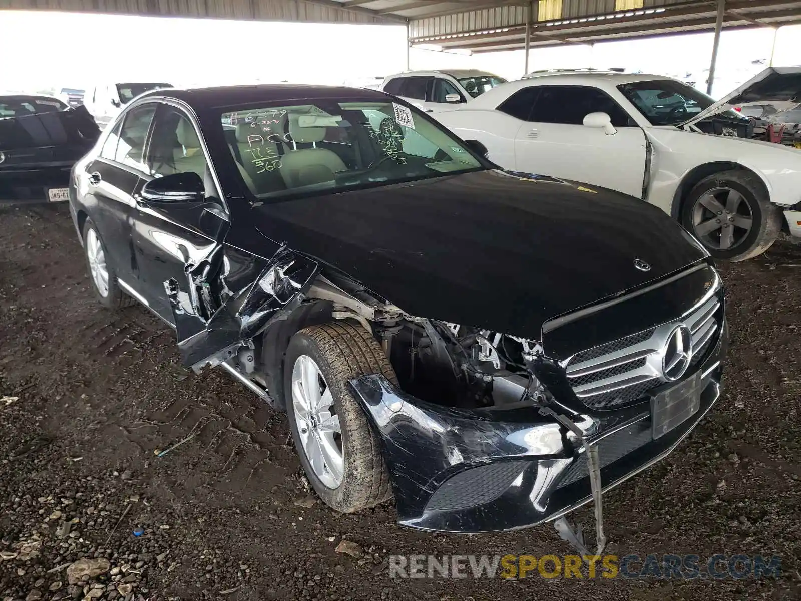 1 Photograph of a damaged car 55SWF8DB0KU294683 MERCEDES-BENZ C-CLASS 2019