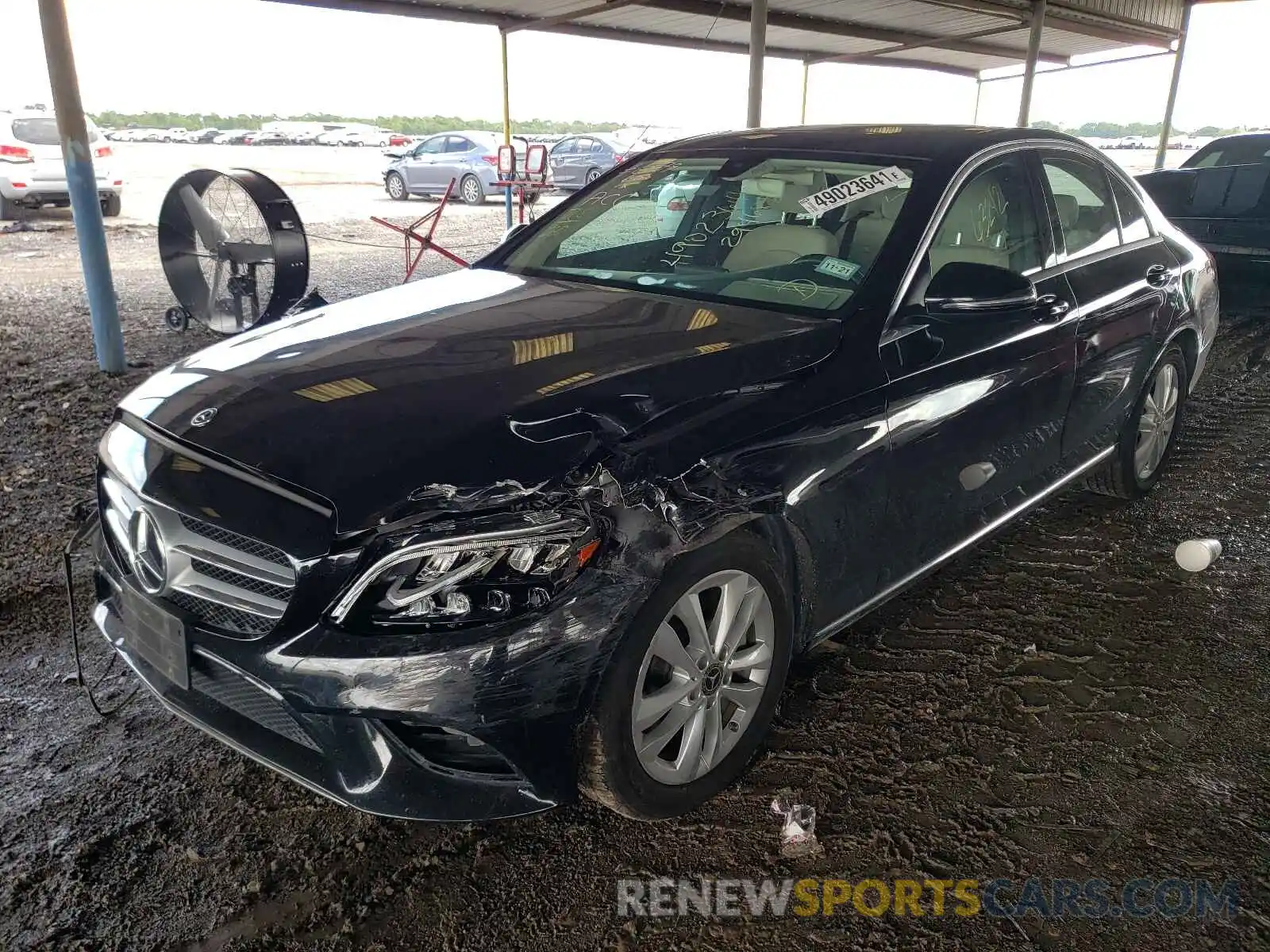 2 Photograph of a damaged car 55SWF8DB0KU294683 MERCEDES-BENZ C-CLASS 2019