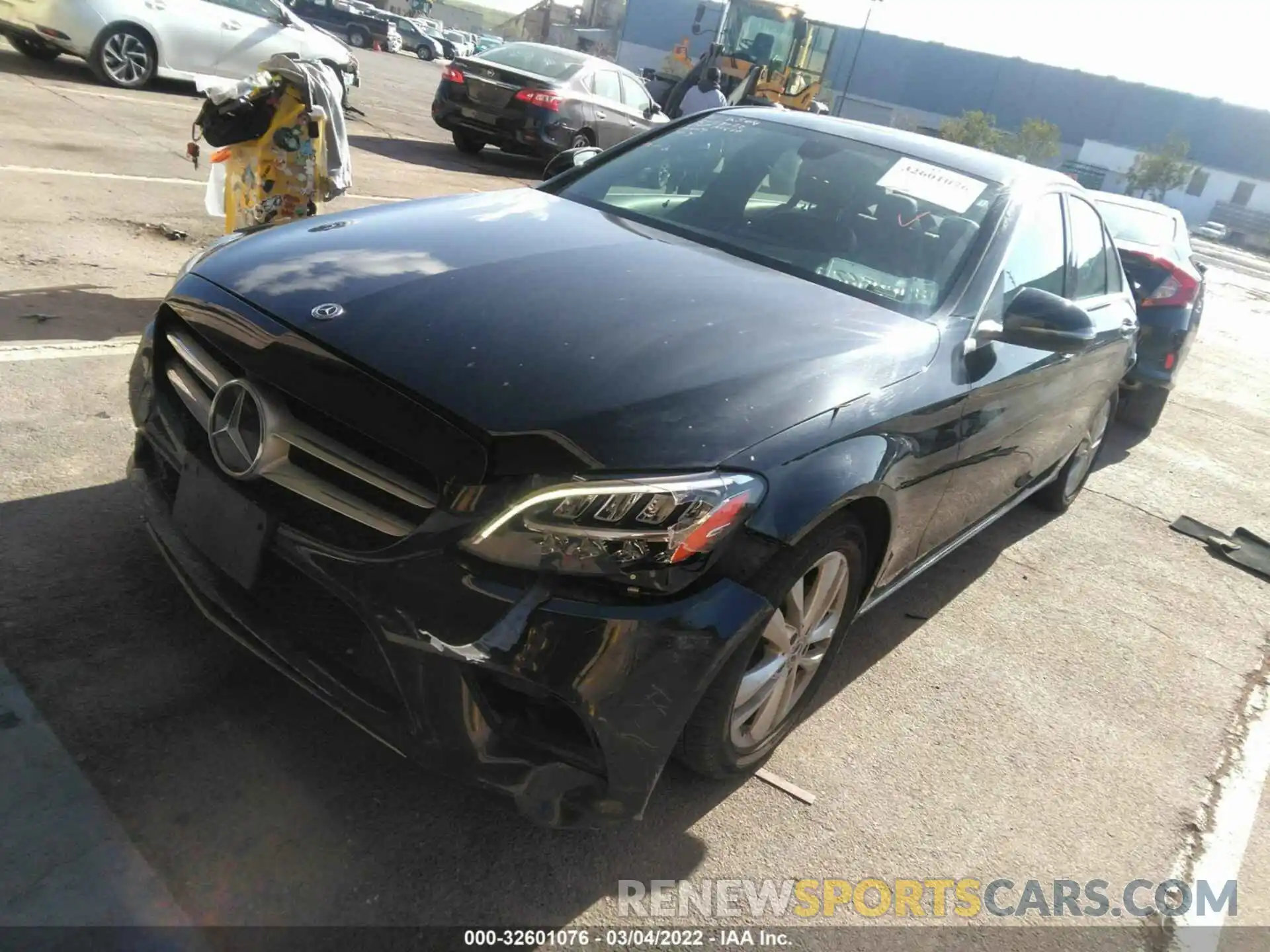 2 Photograph of a damaged car 55SWF8DB0KU295381 MERCEDES-BENZ C-CLASS 2019