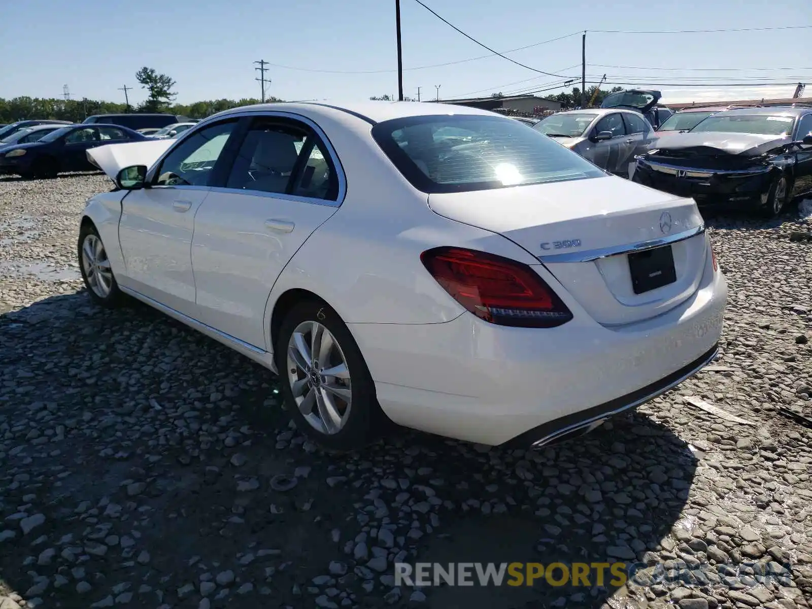 3 Photograph of a damaged car 55SWF8DB0KU295896 MERCEDES-BENZ C-CLASS 2019