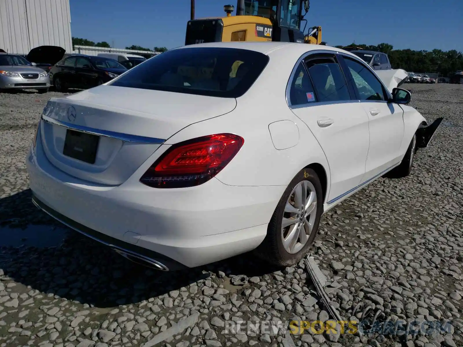 4 Фотография поврежденного автомобиля 55SWF8DB0KU295896 MERCEDES-BENZ C-CLASS 2019