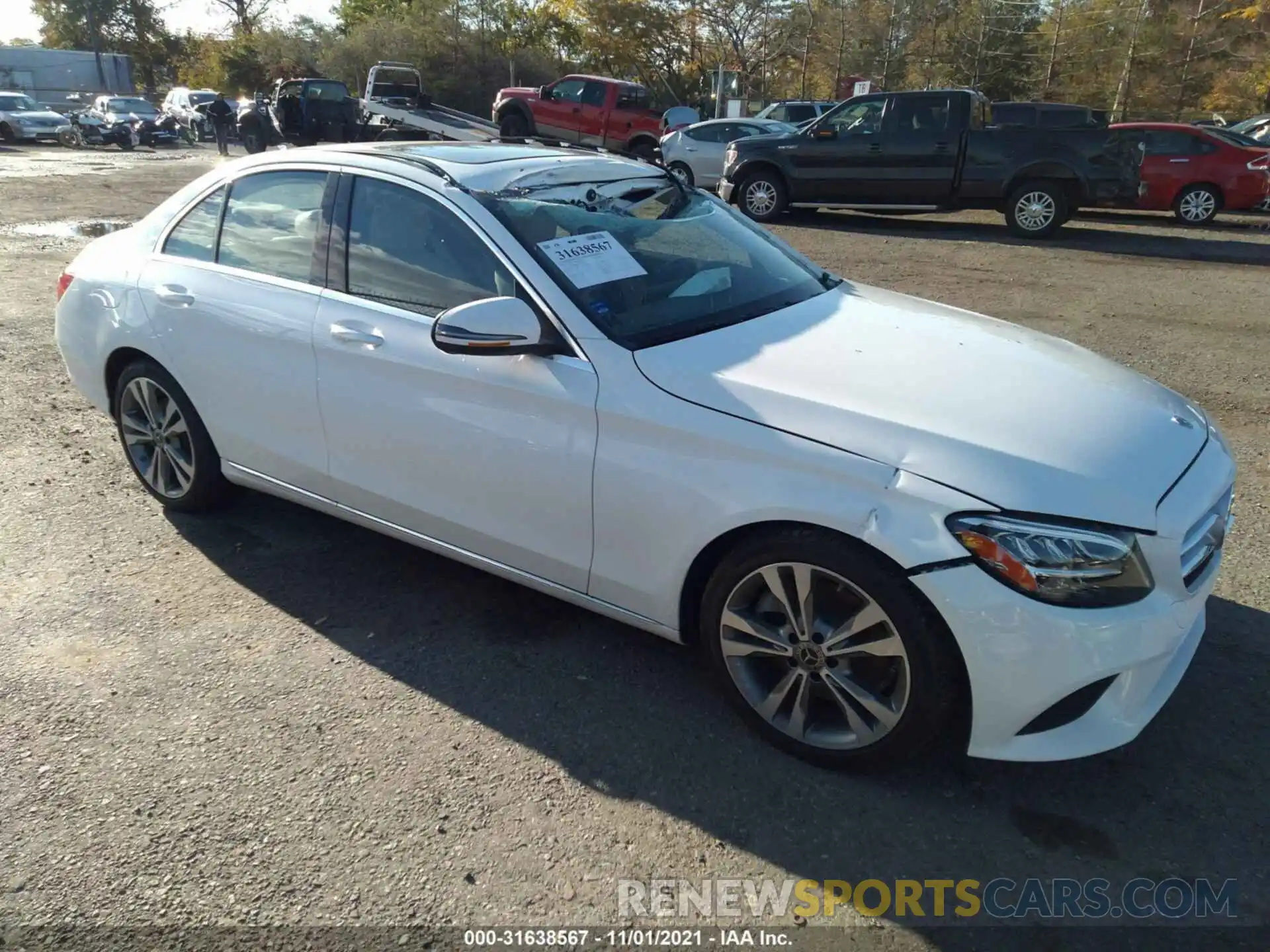 1 Photograph of a damaged car 55SWF8DB0KU297468 MERCEDES-BENZ C-CLASS 2019