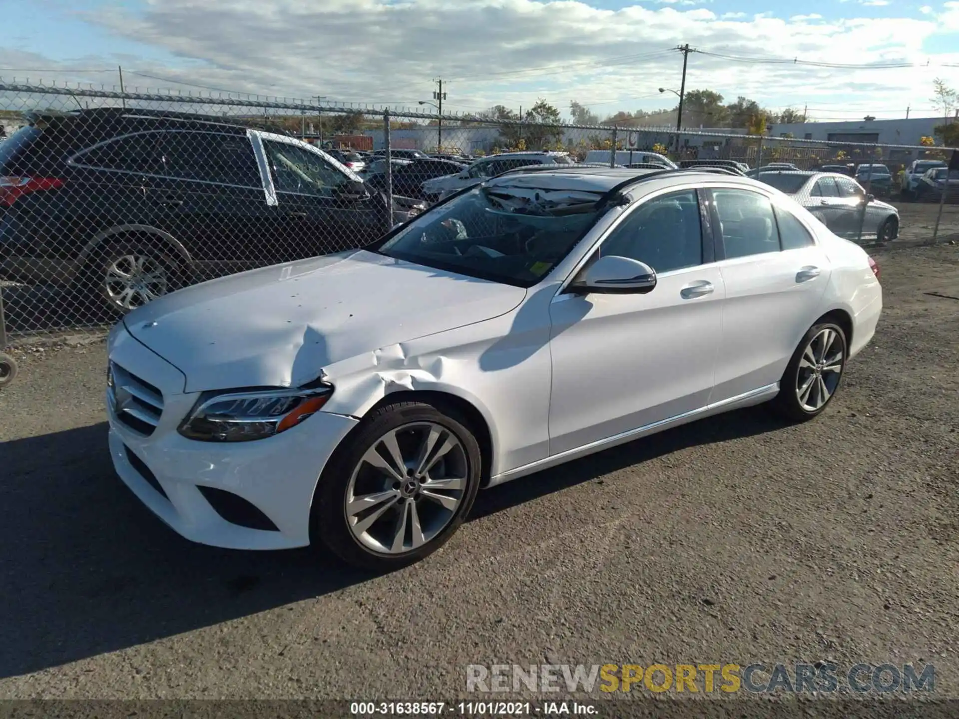 2 Photograph of a damaged car 55SWF8DB0KU297468 MERCEDES-BENZ C-CLASS 2019