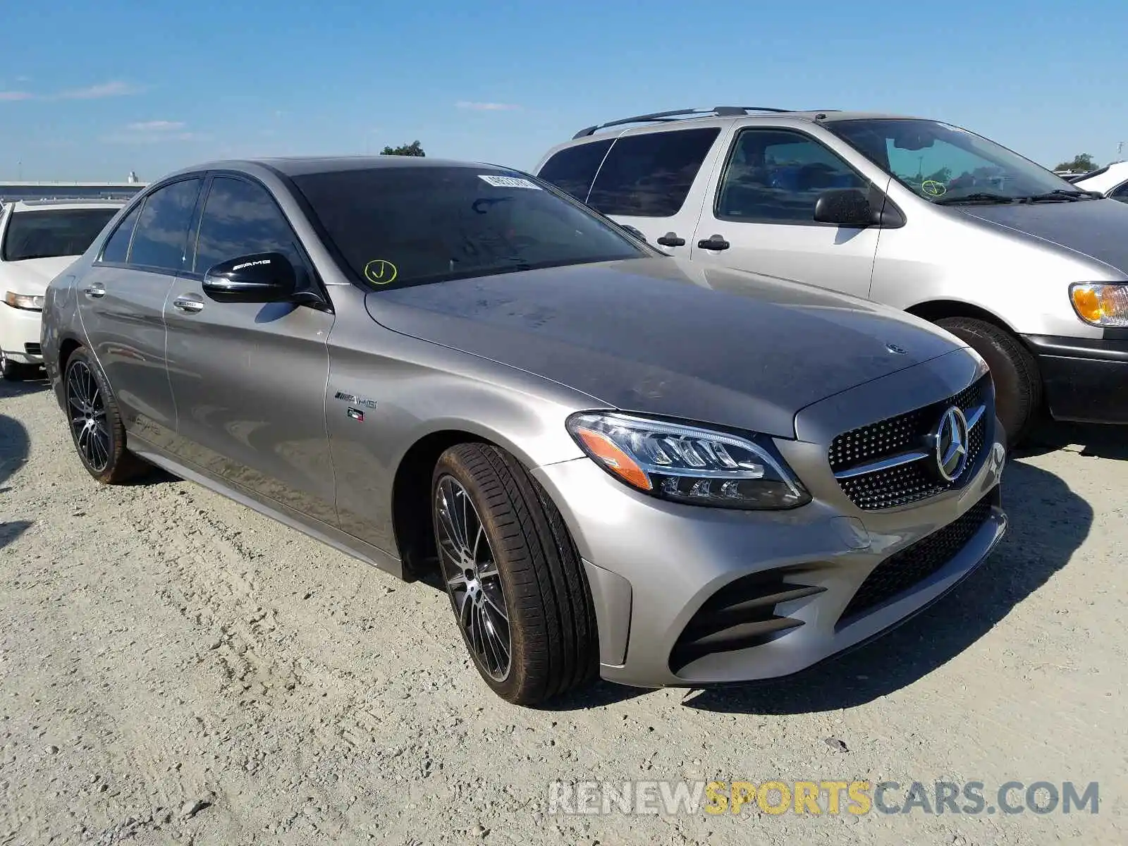 1 Photograph of a damaged car 55SWF8DB0KU297762 MERCEDES-BENZ C-CLASS 2019