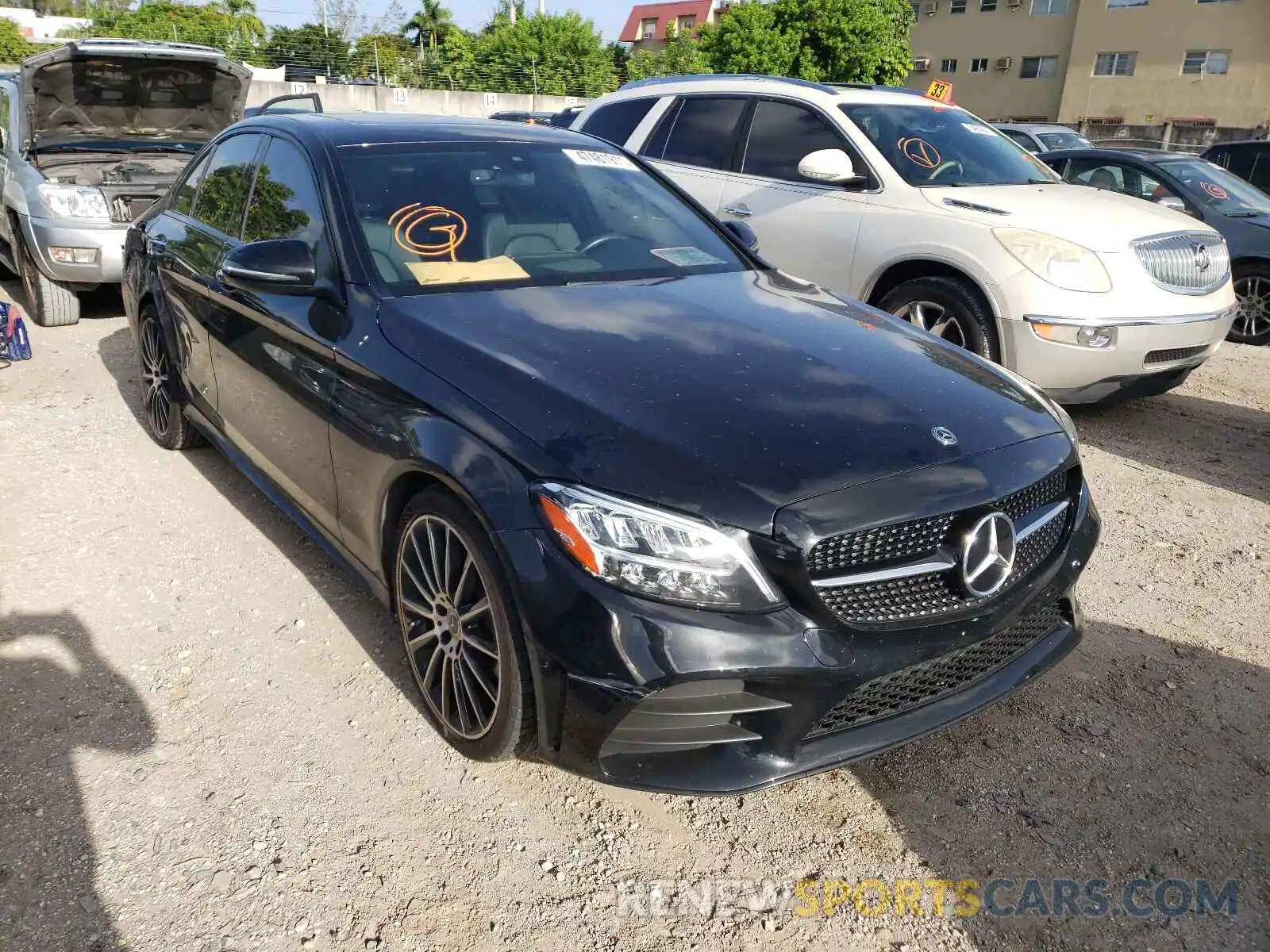 1 Photograph of a damaged car 55SWF8DB0KU299799 MERCEDES-BENZ C-CLASS 2019