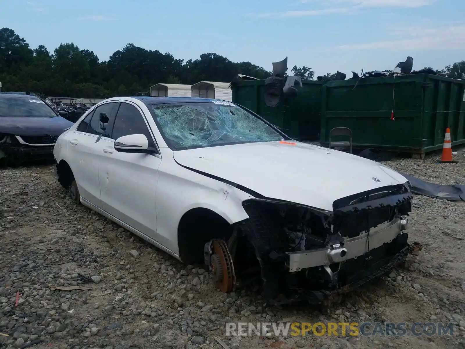 1 Photograph of a damaged car 55SWF8DB0KU300434 MERCEDES-BENZ C CLASS 2019