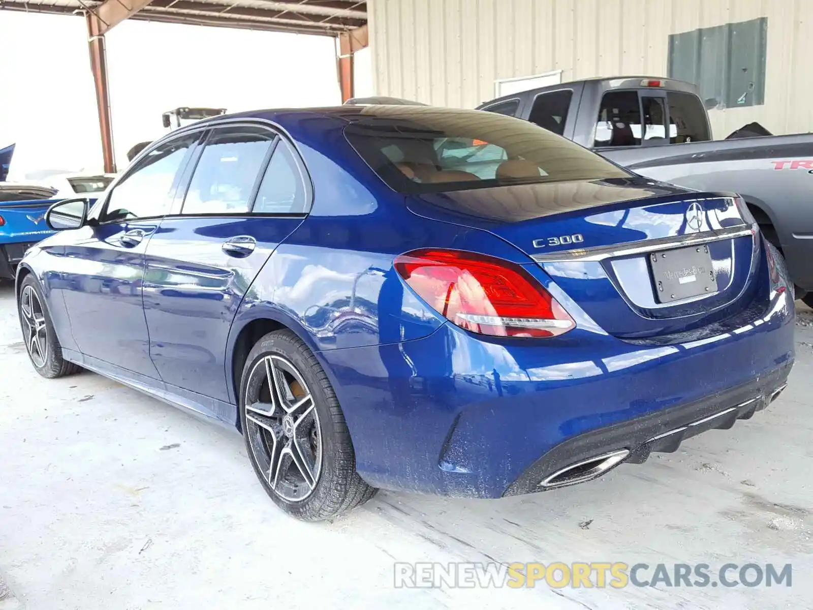 3 Photograph of a damaged car 55SWF8DB0KU301096 MERCEDES-BENZ C CLASS 2019