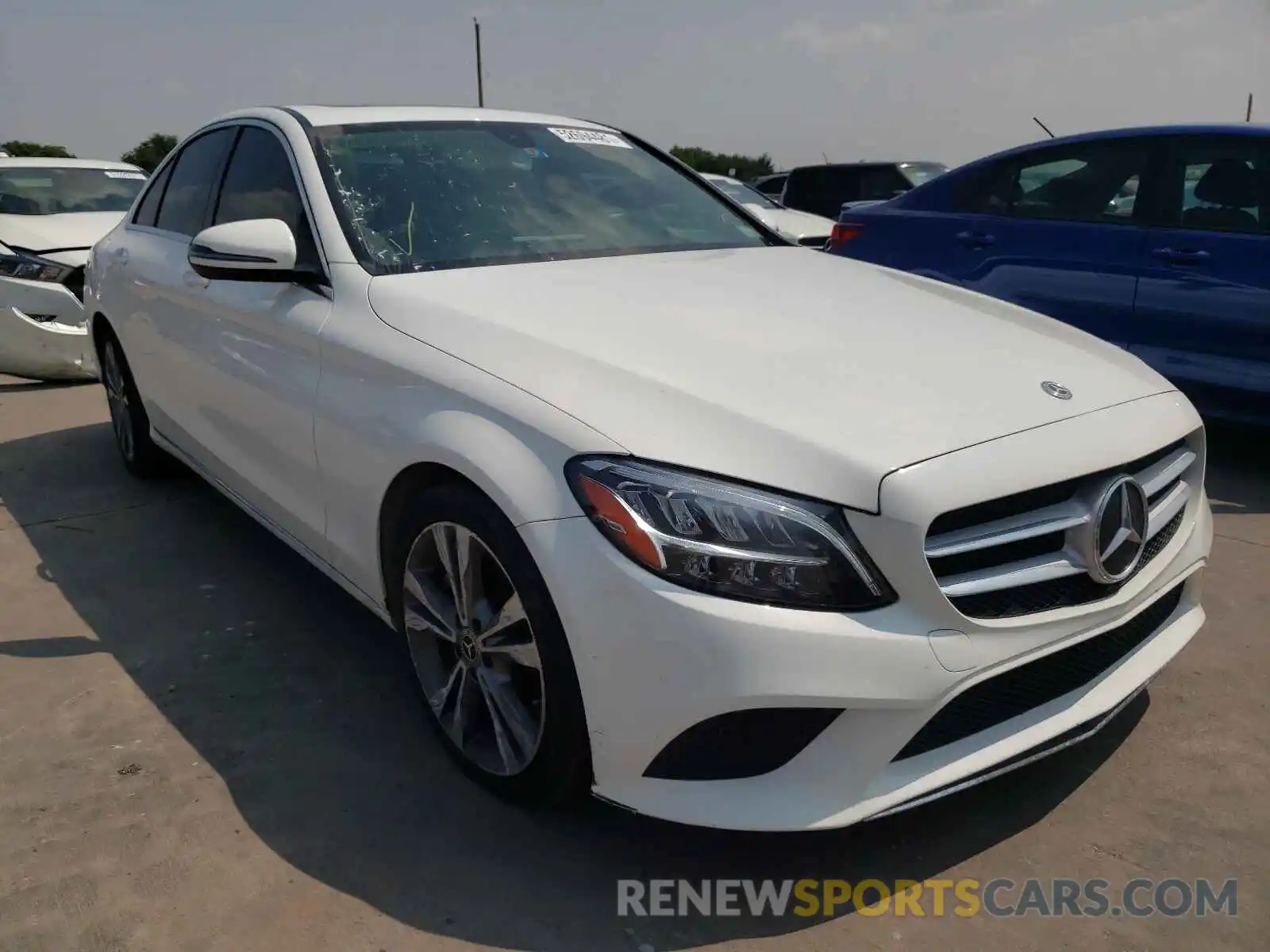 1 Photograph of a damaged car 55SWF8DB0KU301857 MERCEDES-BENZ C-CLASS 2019