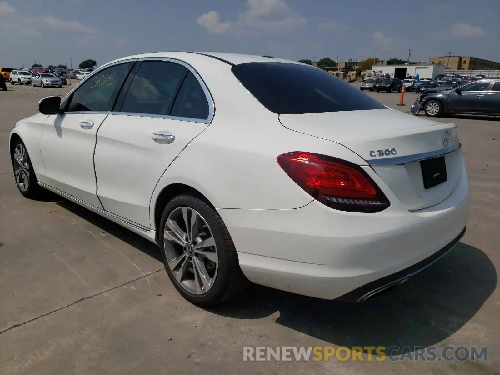 3 Photograph of a damaged car 55SWF8DB0KU301857 MERCEDES-BENZ C-CLASS 2019