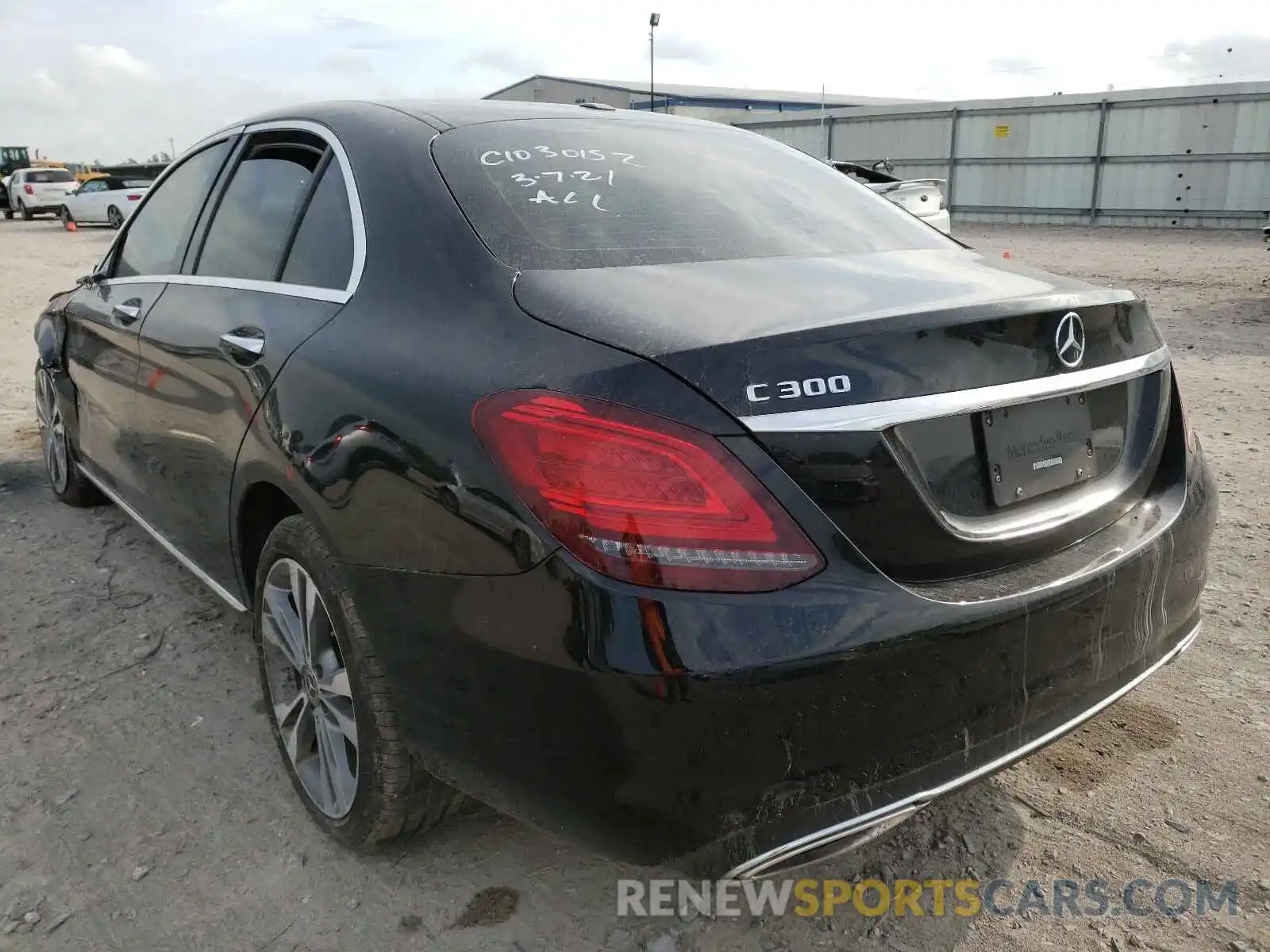 3 Photograph of a damaged car 55SWF8DB0KU306363 MERCEDES-BENZ C CLASS 2019