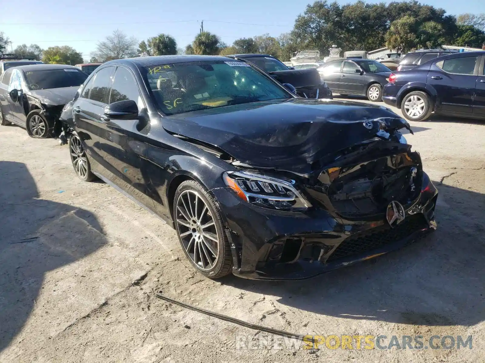 1 Photograph of a damaged car 55SWF8DB0KU306489 MERCEDES-BENZ C-CLASS 2019