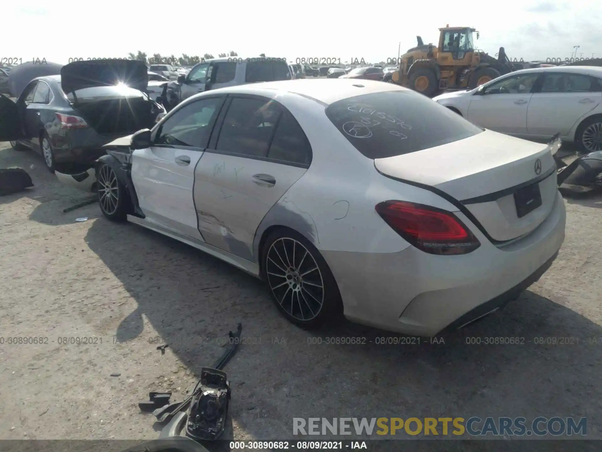 3 Photograph of a damaged car 55SWF8DB0KU307111 MERCEDES-BENZ C-CLASS 2019