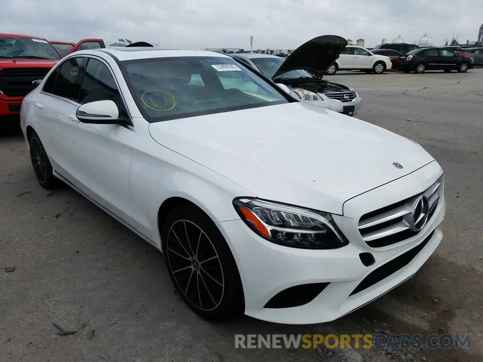 1 Photograph of a damaged car 55SWF8DB0KU307660 MERCEDES-BENZ C CLASS 2019