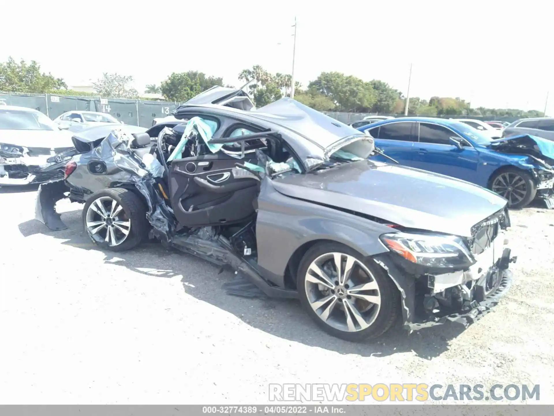 1 Photograph of a damaged car 55SWF8DB0KU310526 MERCEDES-BENZ C-CLASS 2019