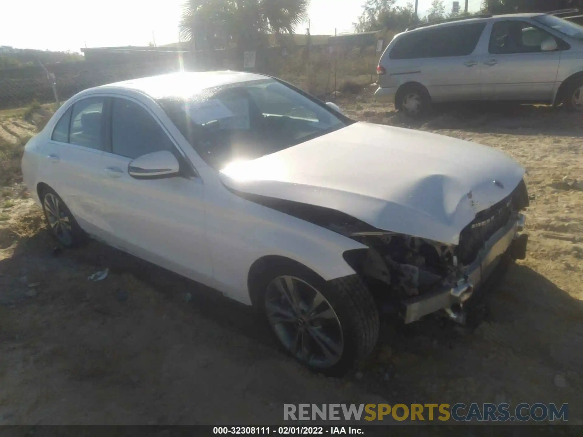 1 Photograph of a damaged car 55SWF8DB0KU314253 MERCEDES-BENZ C-CLASS 2019