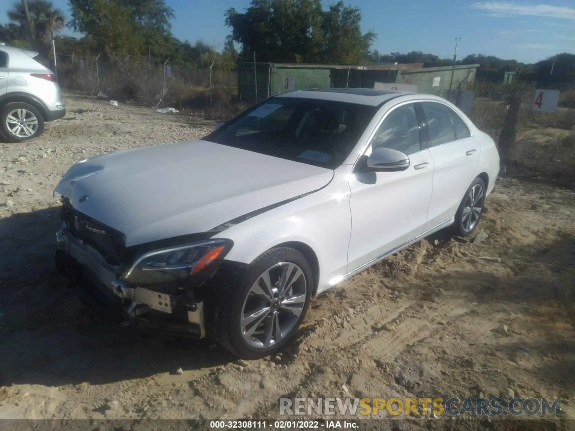 2 Photograph of a damaged car 55SWF8DB0KU314253 MERCEDES-BENZ C-CLASS 2019