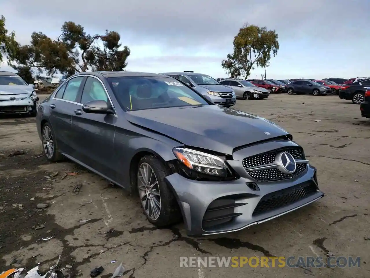 1 Photograph of a damaged car 55SWF8DB0KU314799 MERCEDES-BENZ C-CLASS 2019