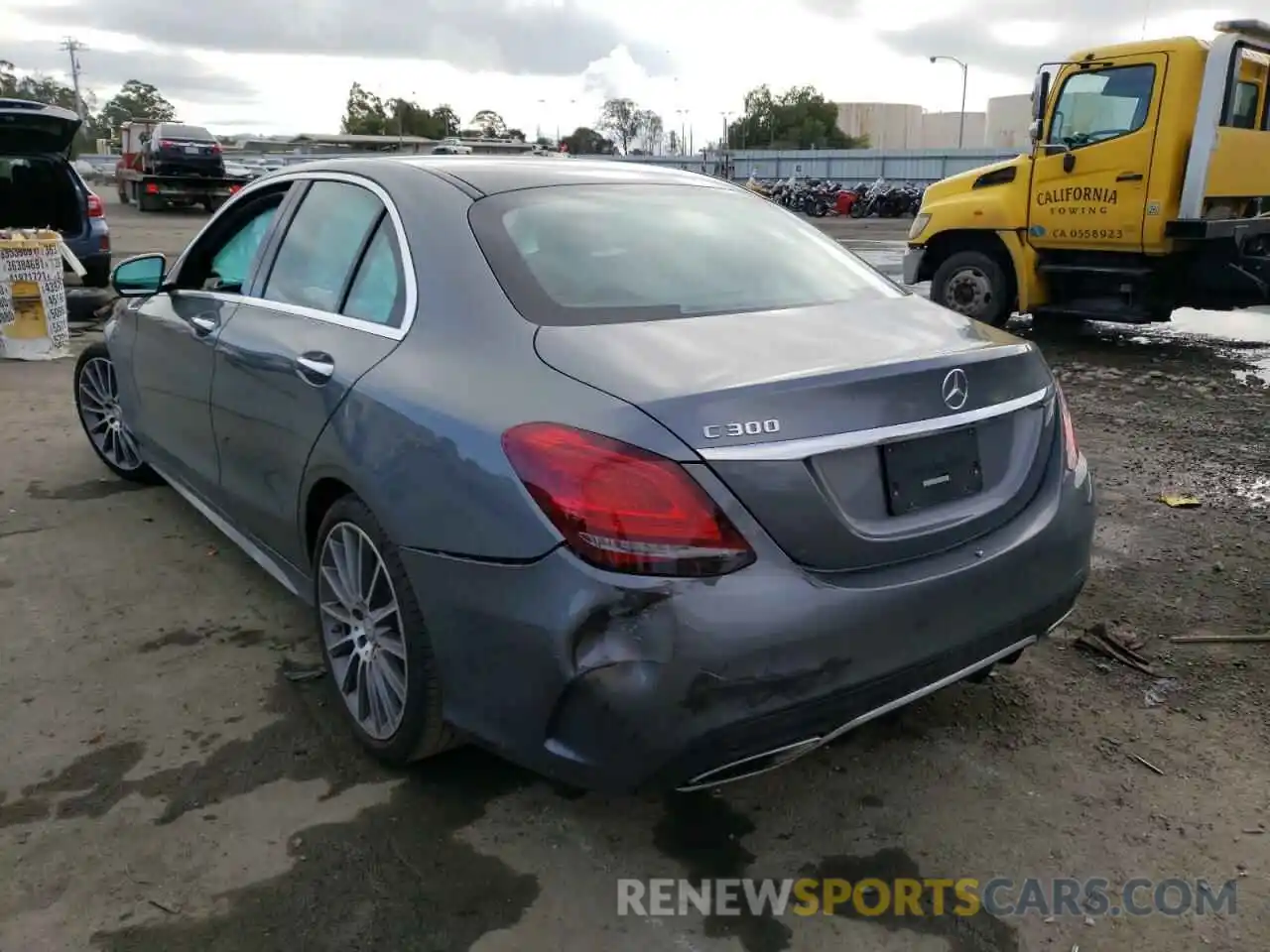 3 Photograph of a damaged car 55SWF8DB0KU314799 MERCEDES-BENZ C-CLASS 2019